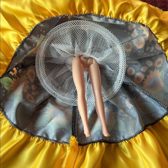 Colorful Day of the Dead Doll with Floral Dress - Picture 8 of 10